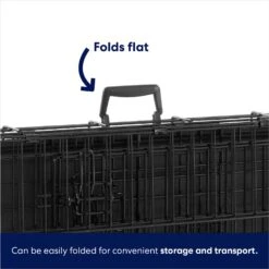 Frisco Heavy Duty Fold & Carry Double Door Collapsible Wire Dog Crate -Chewy 109789 PT5. AC SS1800 V1667228785