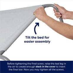 Frisco Steel-Framed Elevated Dog Bed -Chewy 112076 PT5. AC SS1800 V1667485003