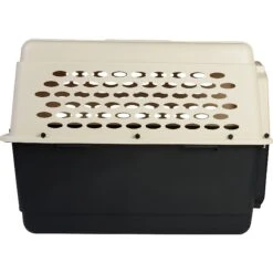 Frisco Plastic Dog & Cat Kennel, Almond & Black -Chewy 120138 PT5. AC SS1800 V1554383939
