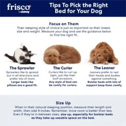 Frisco Plush Orthopedic Front Bolster Cat & Dog Bed W/Removable Cover -Chewy 144862 PT7. AC SS1800 V1668199312