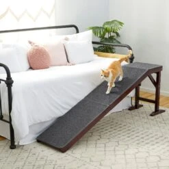 Frisco Deluxe Wooden Carpeted Cat & Dog Ramp -Chewy 156784 PT4. AC SS1800 V1579102085