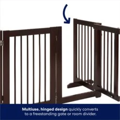 Frisco Deluxe Configurable 4-Panel Wood Dog Gate -Chewy 156793 PT3. AC SS1800 V1666119014
