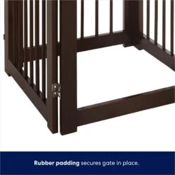 Frisco Deluxe Configurable 4-Panel Wood Dog Gate -Chewy 156793 PT7. AC SS1800 V1671203056