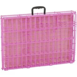 Frisco Fold & Carry Single Door Collapsible Wire Dog Crate, Pink -Chewy 160806 PT5. AC SS1800 V1561066320