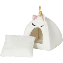 Frisco Novelty Unicorn Covered Cat & Dog Bed -Chewy 165337 PT2. AC SS1800 V1568211478
