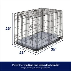Frisco Fold & Carry Single Door Collapsible Wire Dog Crate & Mat Kit 11 Frisco Fold & Carry Single Door Collapsible Wire Dog Crate & Mat Kit -Chewy 212620 PT1. AC SS1800 V1667228996