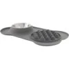 Frisco Silicone Slow Feeder Mat With Stainless Steel Bowl