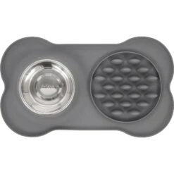 Frisco Silicone Slow Feeder Mat With Stainless Steel Bowl -Chewy 215983 PT3. AC SS1800 V1591020073