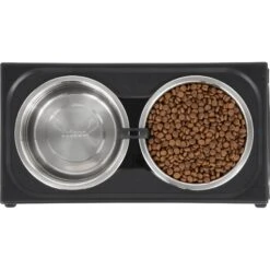 Frisco Stainless Steel Bowls With Adjustable Elevated Holder -Chewy 216015 PT4. AC SS1800 V1591020390