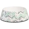 Frisco Chevron Brushed Melamine Bowl -Chewy 216059 MAIN. AC SS1800 V1591020991
