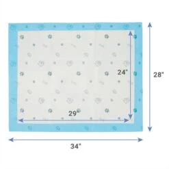 Frisco Premium Extra Large Printed Dog Training & Potty Pads -Chewy 227468 PT2. AC SS1800 V1674667032