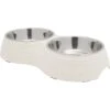 Frisco Stainless Steel Double Dog Bowls With Melamine Stand 2 Frisco Stainless Steel Double Dog Bowls With Melamine Stand -Chewy 232092 MAIN. AC SS1800 V1605057108