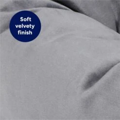 Frisco Velvet Round Bolster Dog Bed W/Removable Cover -Chewy 232178 PT4. AC SS1800 V1671203005