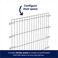 Frisco Heavy Duty Enhanced Lock Double Door Fold & Carry Wire Dog Crate & Mat Kit -Chewy 233736 PT6. AC SS1800 V1671661487