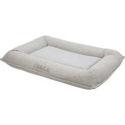 Frisco Orthopedic Personalized Bolster Dog Bed W/Removable Cover, Light Gray -Chewy 234952 PT3. AC SS1800 V1600207355