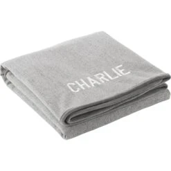 Frisco Faux Linen Personalized Dog & Cat Blanket -Chewy 234954 PT2. AC SS1800 V1597843555