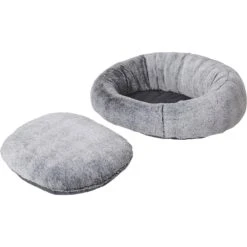 Frisco Plush Camel Back Donut Bolster Cat & Dog Bed -Chewy 235028 PT5. AC SS1800 V1600389402