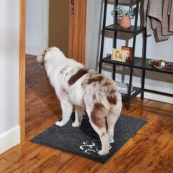 Frisco Microfiber Chenille Paw Print Doormat -Chewy 235886 PT6. AC SS1800 V1606833157