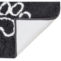 Frisco Microfiber Chenille Paw Print Doormat Runner -Chewy 235889 PT2. AC SS1800 V1603301792