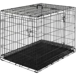 Frisco Heavy Duty All-in-1 Multi-Stage 3 Door Collapsible Wire Dog Crate -Chewy 247915 PT7. AC SS1800 V1611872185