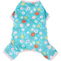 Frisco Teal Floral Dog & Cat Jersey PJs 12 Frisco Teal Floral Dog & Cat Jersey PJs -Chewy 249132 PT3. AC SS1800 V1614006122