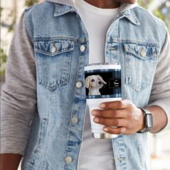 Frisco Double Walled Red Plaid Personalized Tumbler, 30-oz Cup -Chewy 249346 PT6. AC SS1800 V1608347849