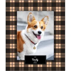 Frisco Plaid Sherpa Fleece Personalized Blanket -Chewy 249395 PT2. AC SS1800 V1601631060