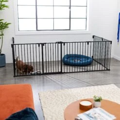 Frisco Steel 8-Panel Configurable Dog Gate & Playpen -Chewy 250603 PT4. AC SS1800 V1615987643