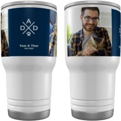 Frisco Double Walled "Dad" Personalized Tumbler, 30-oz Cup