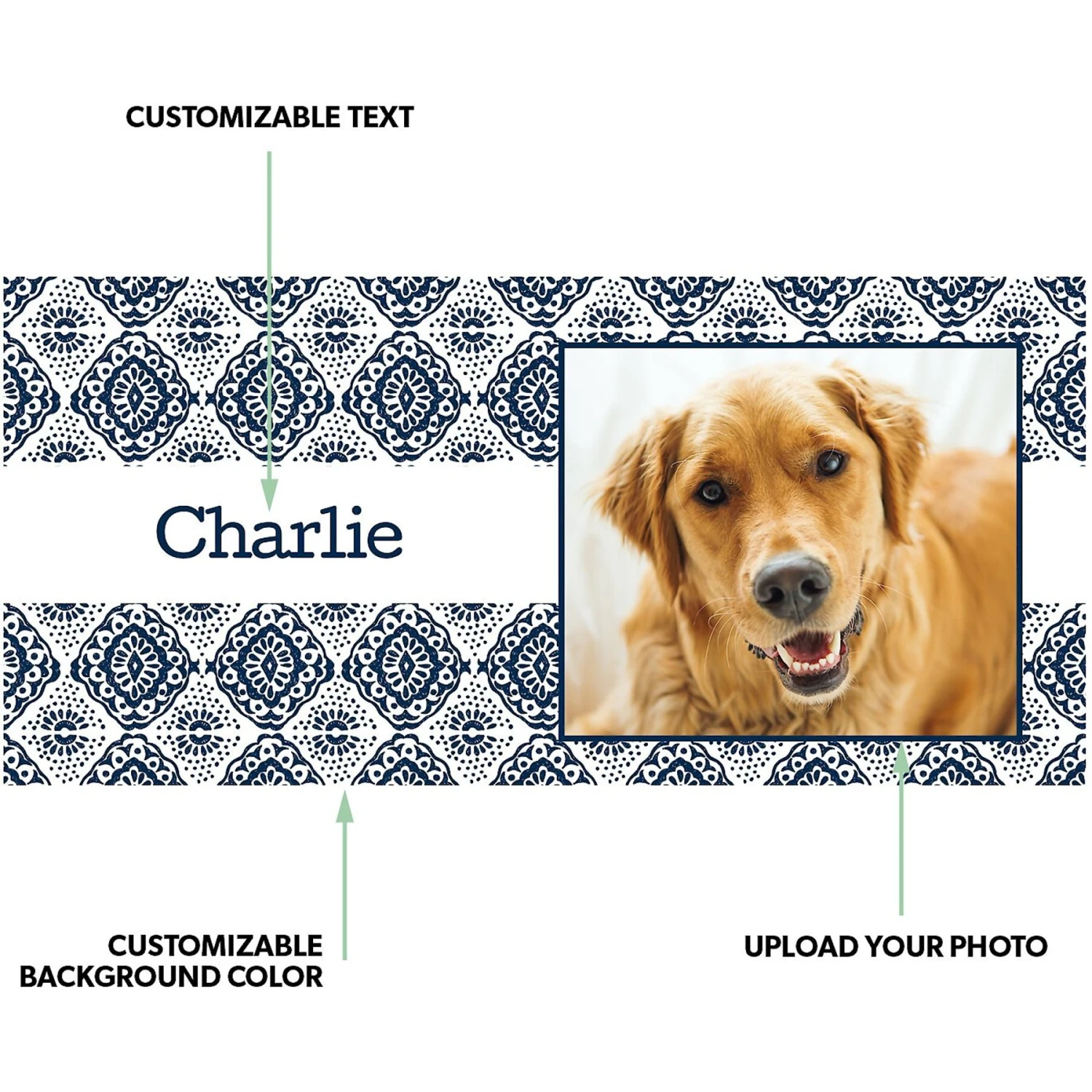 Frisco Double Walled Boho Damask Personalized Tumbler, 30-oz Cup 4 Frisco Double Walled Boho Damask Personalized Tumbler, 30-oz Cup - Image 2