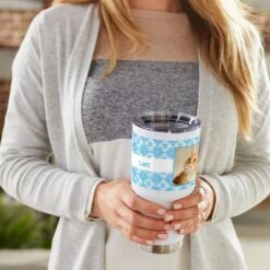 Frisco Double Walled Boho Damask Personalized Tumbler, 30-oz Cup 11 Frisco Double Walled Boho Damask Personalized Tumbler, 30-oz Cup -Chewy 250749 PT4. AC SS1800 V1610754720