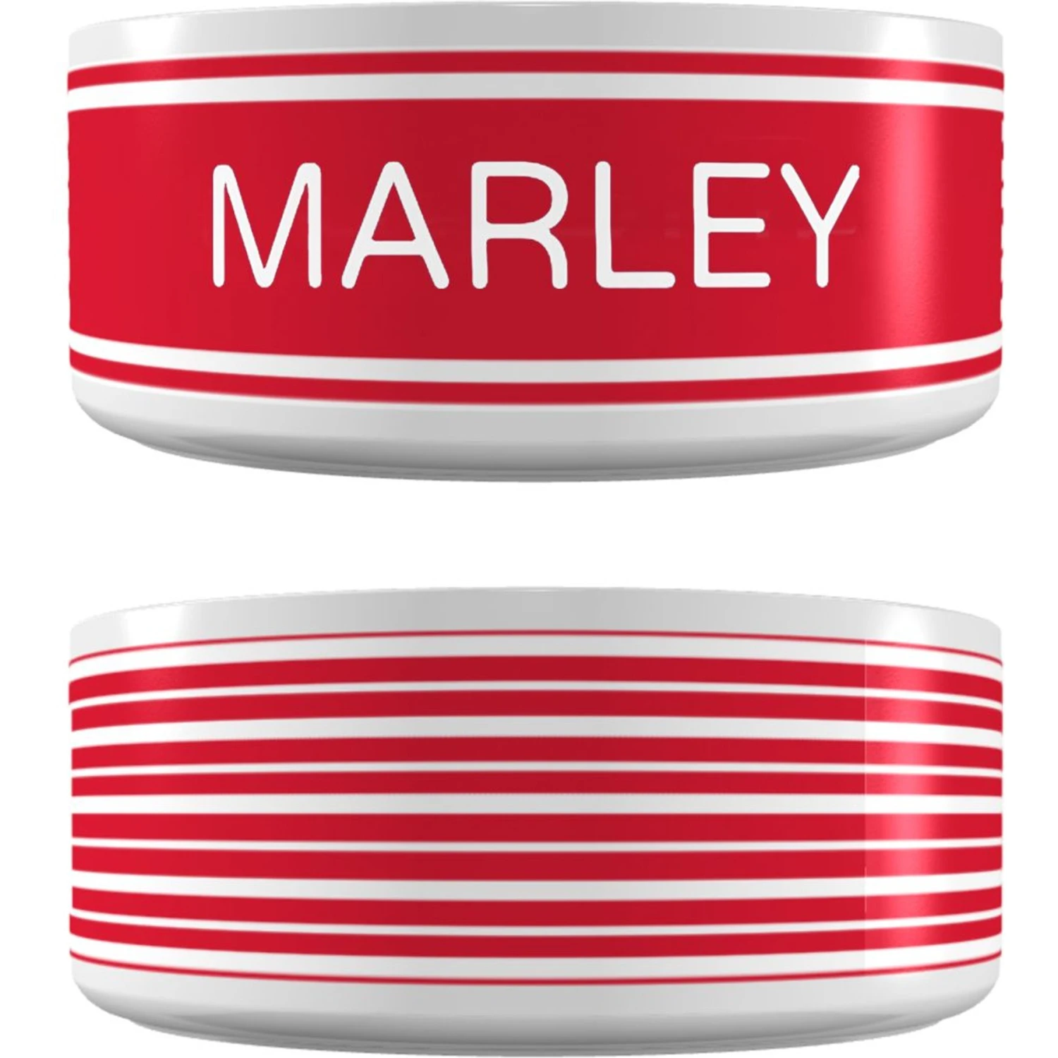 Frisco Preppy Stripes Ceramic Personalized Dog Bowl 3 Frisco Preppy Stripes Ceramic Personalized Dog Bowl