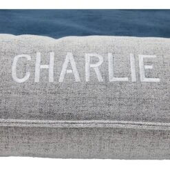 Frisco Orthopedic Personalized Bolster Dog Bed W/Removable Cover, Harbour Blue, Large -Chewy 252617 PT5. AC SS1800 V1604532720