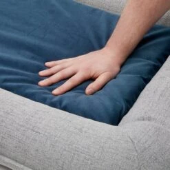 Frisco Orthopedic Personalized Bolster Dog Bed W/Removable Cover, Harbour Blue, Large -Chewy 252617 PT6. AC SS1800 V1604529734