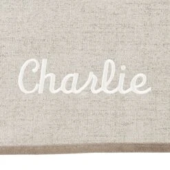 Frisco Faux Linen Personalized Dog & Cat Blanket, Beige, Large -Chewy 252621 PT5. AC SS1800 V1604701024