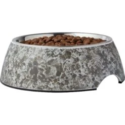 Frisco Black Marble Design Stainless Steel Dog & Cat Bowl -Chewy 253048 PT3. AC SS1800 V1616526484