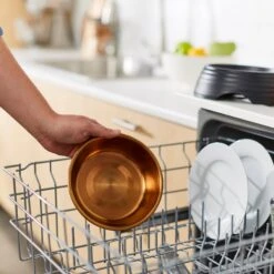 Frisco Matte Black Design Light Copper Stainless Steel Dog & Cat Bowl -Chewy 253051 PT7. AC SS1800 V1616526828