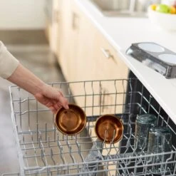 Frisco Copper Stainless Steel Double Dog & Cat Bowls With Black Marble Stand -Chewy 253058 PT7. AC SS1800 V1616595501