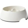 Frisco Melamine Slow Feed Dog & Cat Bowl With Gold Trim -Chewy 253066 MAIN. AC SS1800 V1616597855
