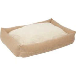 Frisco Faux Felt Reversible Modern Zipper Bolster Cat & Dog Bed -Chewy 255154 PT2. AC SS1800 V1616011924