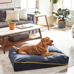 Frisco Faux Felt Zipper Pillow Cat & Dog Bed