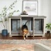 Frisco "Denver" Dog Crate Credenza & Mat Kit -Chewy 255326 MAIN. AC SS1800 V1617136902