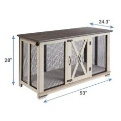 Frisco "Denver" Dog Crate Credenza & Mat Kit -Chewy 255326 PT2. AC SS1800 V1682698710