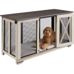 Frisco "Denver" Dog Crate Credenza & Mat Kit -Chewy 255326 PT3. AC SS1800 V1617037359