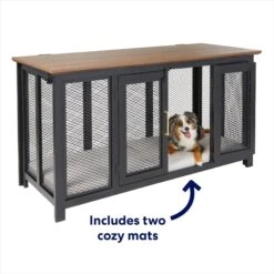 Frisco "Venice" Dog Crate Credenza & Mat Kit -Chewy 255328 PT3. AC SS1800 V1667228979