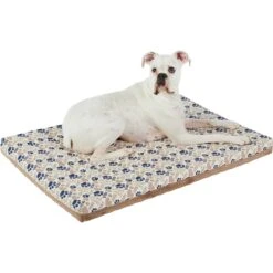 Frisco Micro Terry & Novelty Print Reversible Orthopedic Dog Crate Mat -Chewy 255345 PT2. AC SS1800 V1616087643