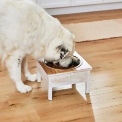 Frisco Farm House Wood Elevated Non-Skid Stainless Steel Dog Bowl -Chewy 257160 PT8. AC SS1800 V1615932139
