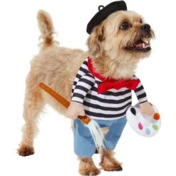 Frisco Front Walking French Artist Dog & Cat Costume -Chewy 260956 PT3. AC SS1800 V1624453662