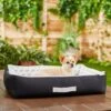 Frisco Indoor/Outdoor Modern Cuddler Bolster Cat & Dog Bed -Chewy 262146 MAIN. AC SS1800 V1619807835