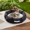 Frisco Indoor/Outdoor Deep Dish Cuddler Bolster Cat & Dog Bed -Chewy 262150 MAIN. AC SS1800 V1619807932